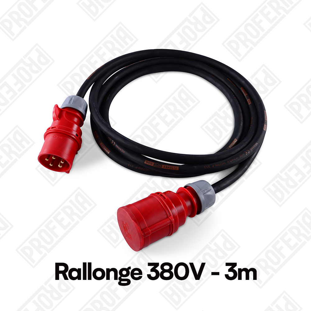 Extension 3m - 380V - High currents