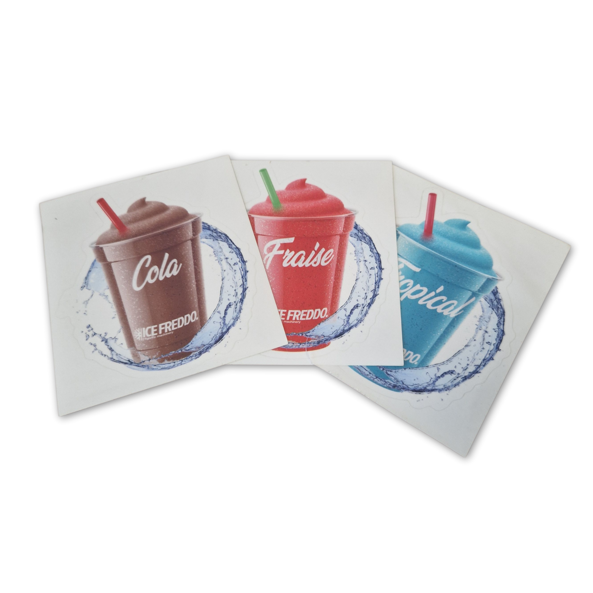 Stickers autocollants – Pour machines à granité Ice Freddo®