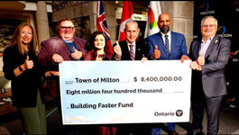 Milton Awarded $8.4M for Exceeding Ontario Housing Targets