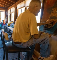 Victor painting