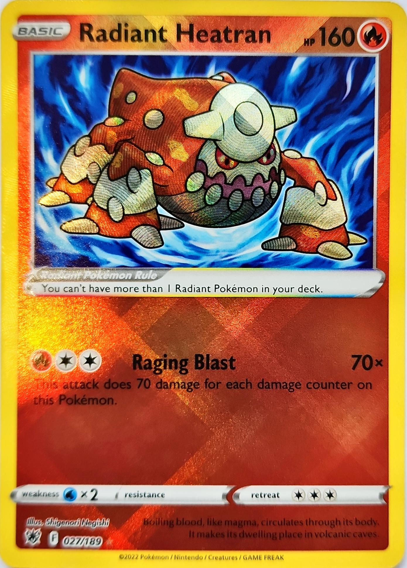 Radiant Heatran - 027/189 - Radiant Rare