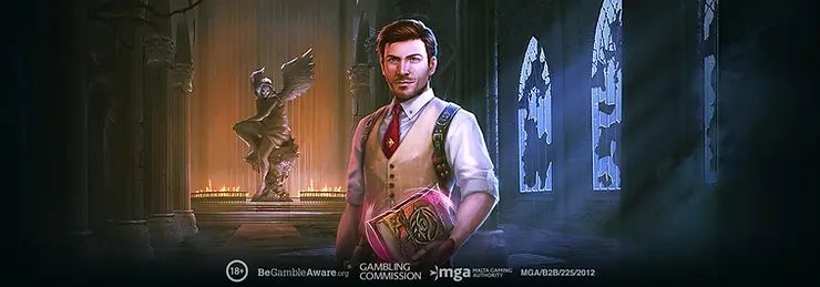 Rich Wilde and the Tome of Madness online slot header