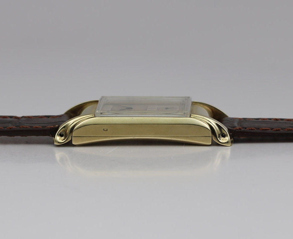 Side Of 1948 Rolex Prince 14K Yellow Gold "1/4 Century Club" Ref. 3937