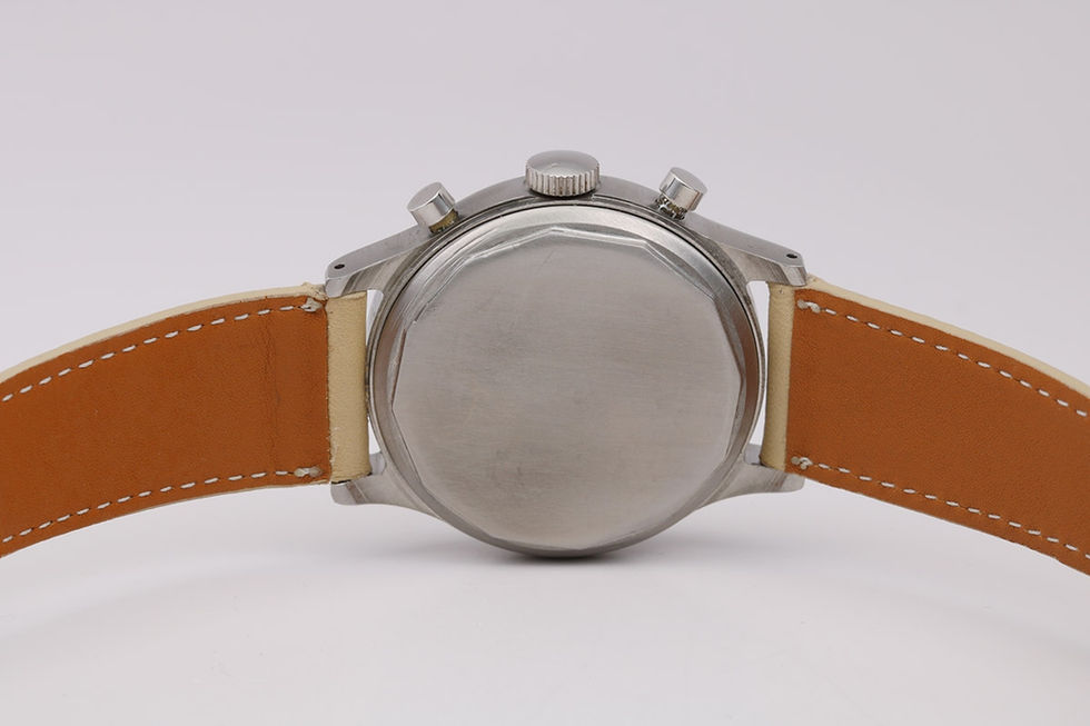 Case Back of 1950's Wittnauer Stainless Steel Vintage Chronograph