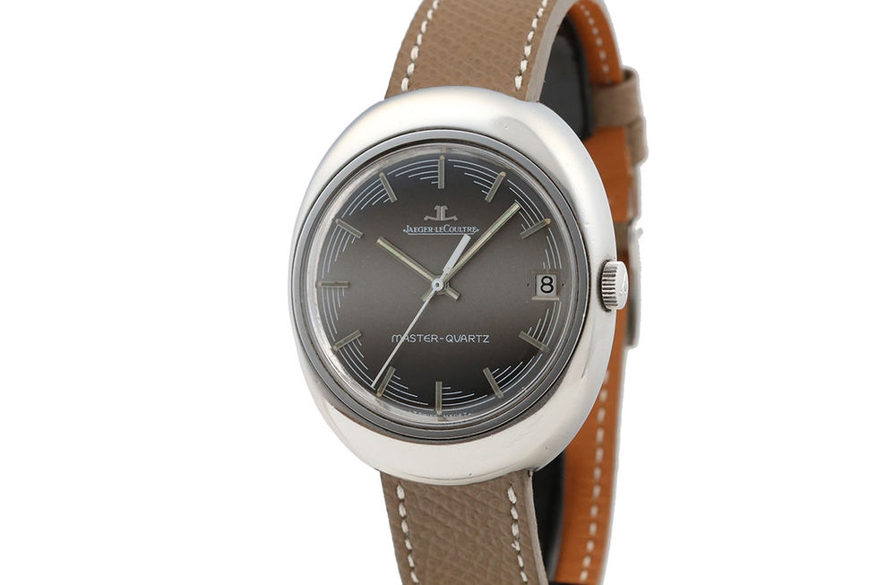 1970's Jaeger LeCoultre Stainless Steel Master Quartz Ref. 23301-42