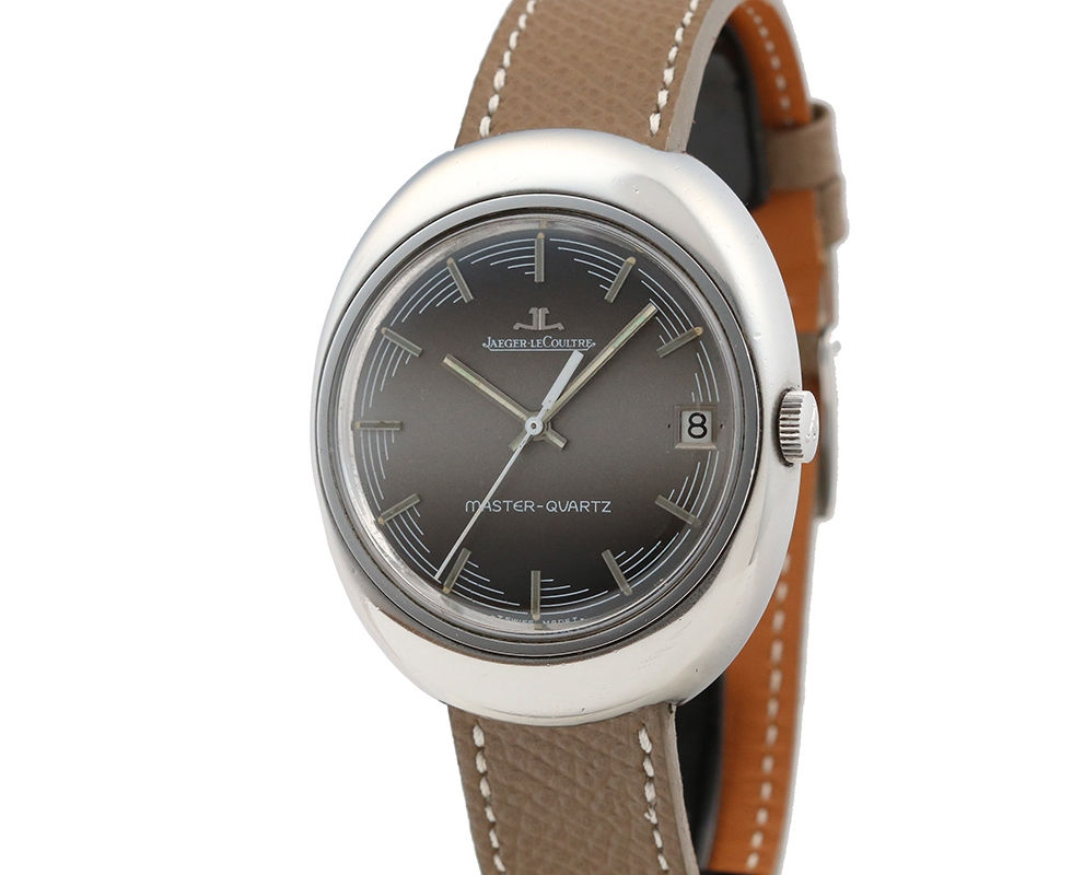 1970's Jaeger LeCoultre Stainless Steel Master Quartz Ref. 23301-42