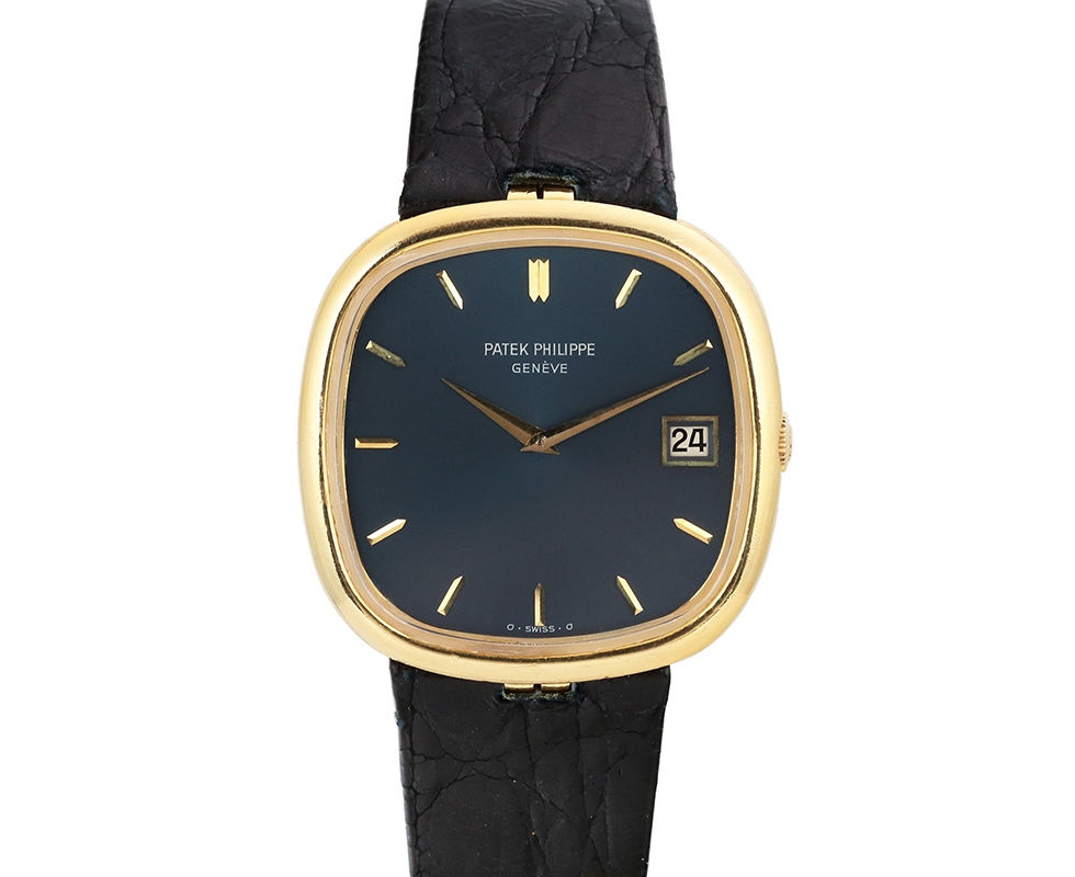 1974 Patek Philippe Jumbo Ellipse 18K Gold Wrist Watch Ref. 3604