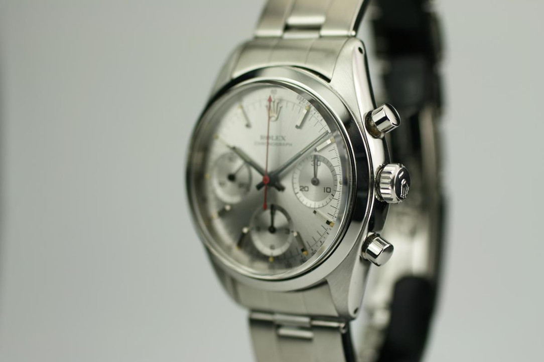 1963 Rolex Chronograph Ref. 6238 watch worn by George Lazenby as James Bond in the 1969 film On Her Majestys Secret Service