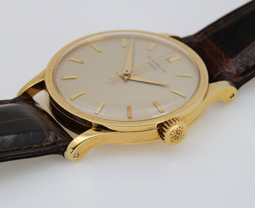 1958 Patek Philippe 18K Yellow Gold Calatrava Ref. 570 Wrist Watch