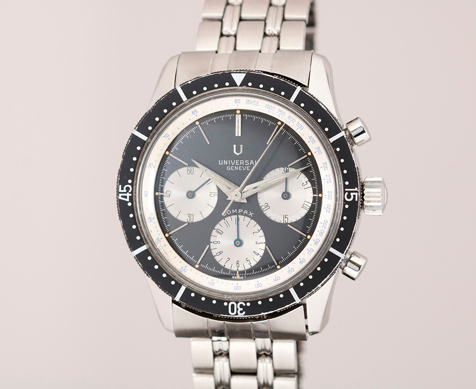 1960's Universal Geneve Compax Wrist Watch Ref. 22703/2