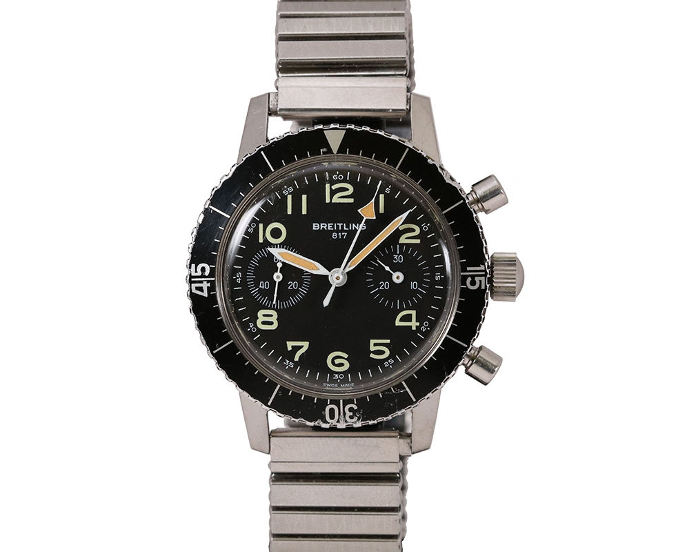 1970's Breitling Stainless Steel Chronograph Ref. 817