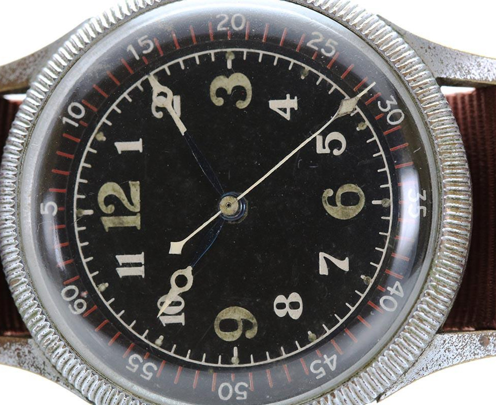 Dial Of 1940's WWII Japanese Seikosha "Kamikaze" Military Watch