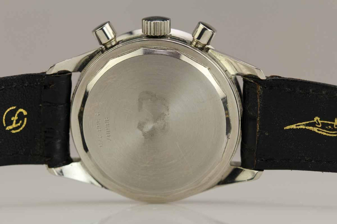 Case Back Of 1960's Universal Geneve Compax aka "Nina Rindt" Ref. 885107