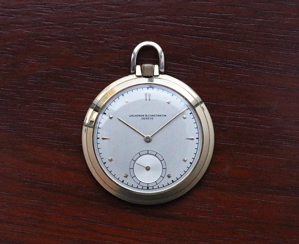 1950's Vacheron & Constantin 46mm 18K Gold Pocket Watch