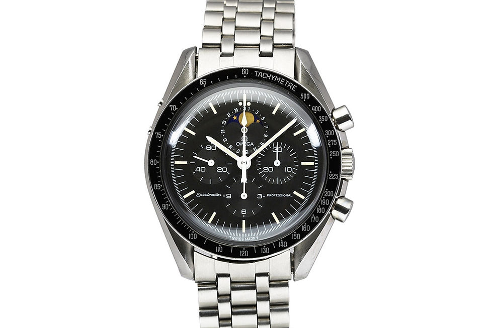 1987 Omega Speedmaster Moonphase Date Chronograph Wrist Watch Ref. ST 345.0809