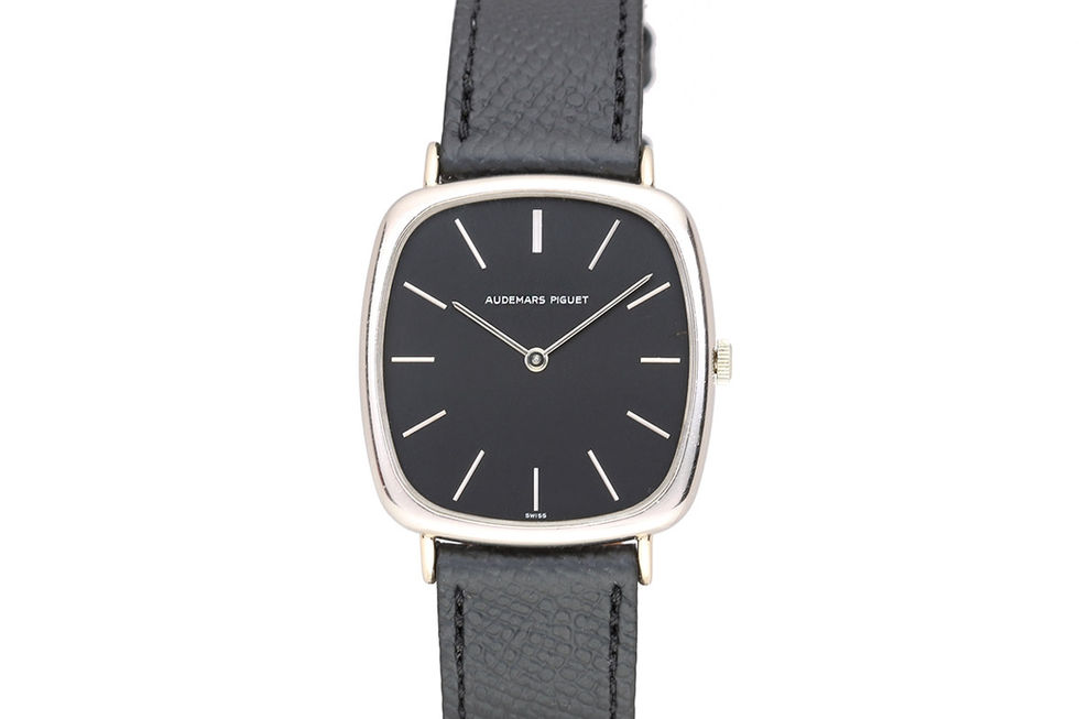 1960's Audemars Piguet White Gold Cushion Shaped Dress Watch