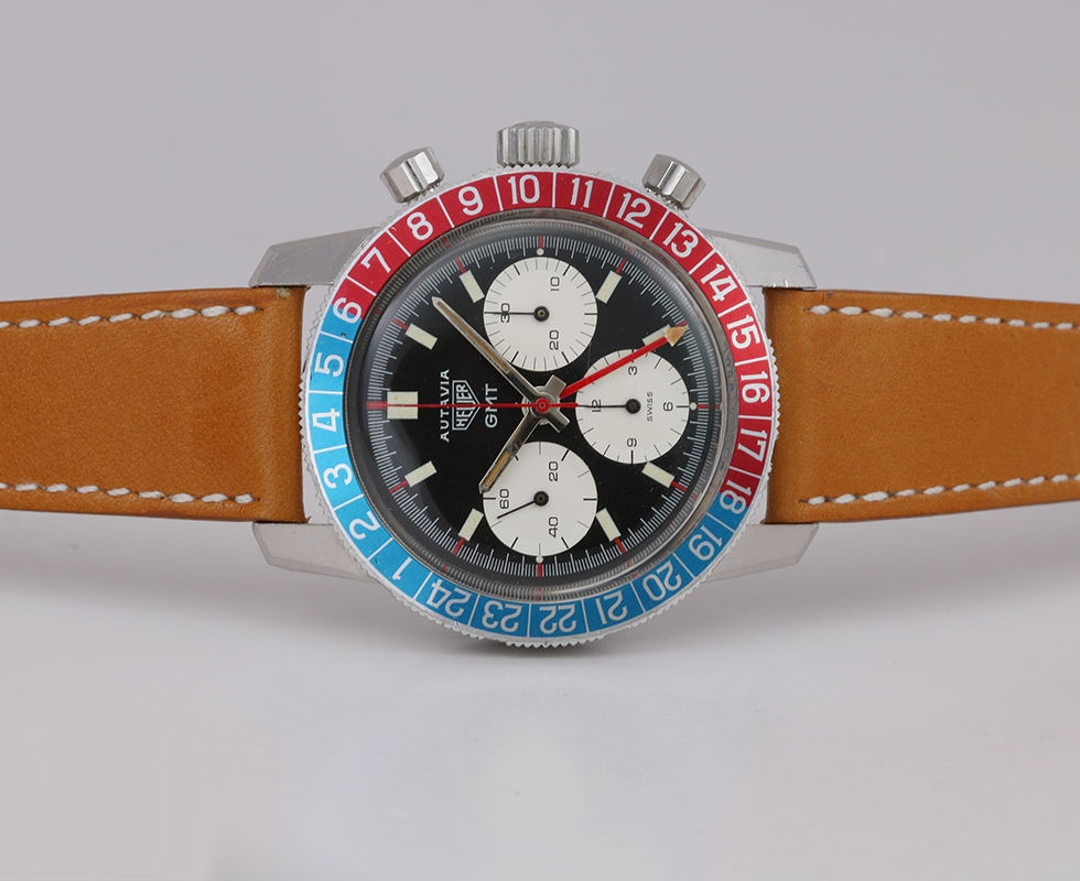 1970's Heuer Autavia GMT Chronograph Ref. 2446C