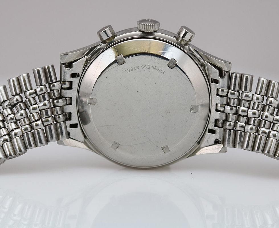 Case Back of 1960's Wittnauer Professional ValJoux 72 Chronograph Ref. 8024 / 242 T