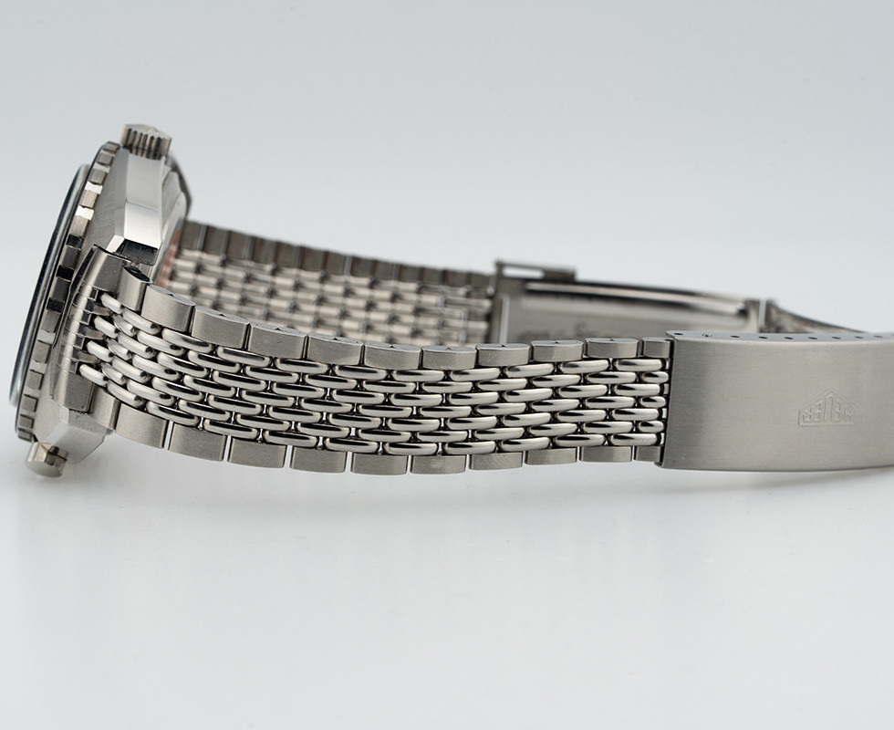 Bracelet On 1970's Heuer Autavia ‘Jo Siffert’ Edition Stainless Steel Chronograph Ref. 1163