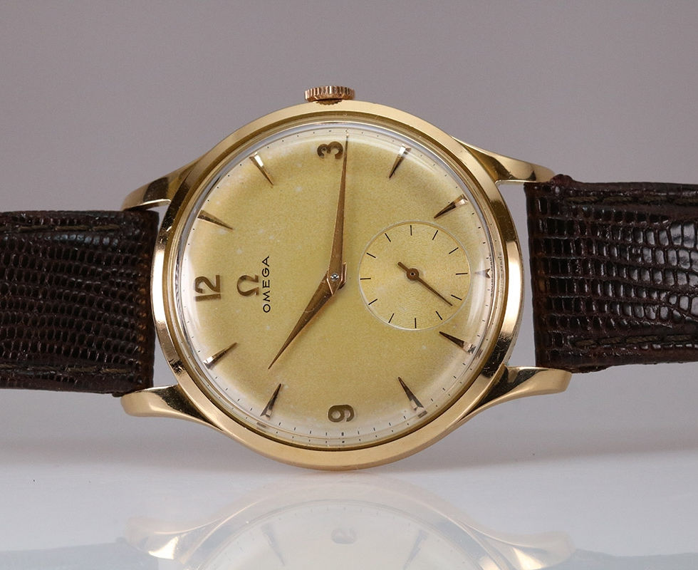 1950's Omega Rose Gold Over-Sized Dress Watch Ref. 2609