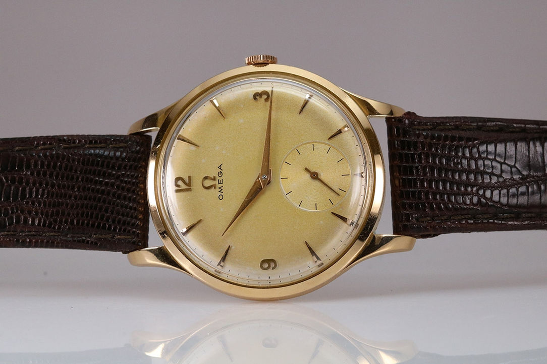 1950's Omega Rose Gold Over-Sized Dress Watch Ref. 2609