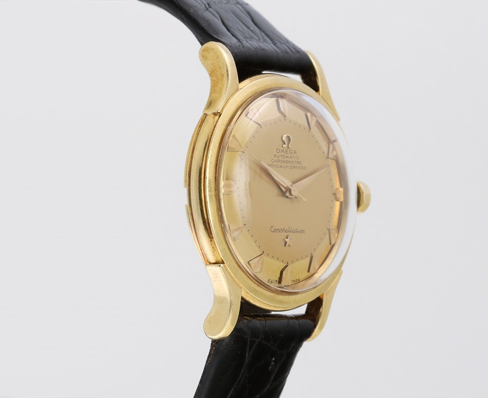 1954 Early Omega Constellation 18K Yellow Gold Wrist Watch Ref. 2699SC