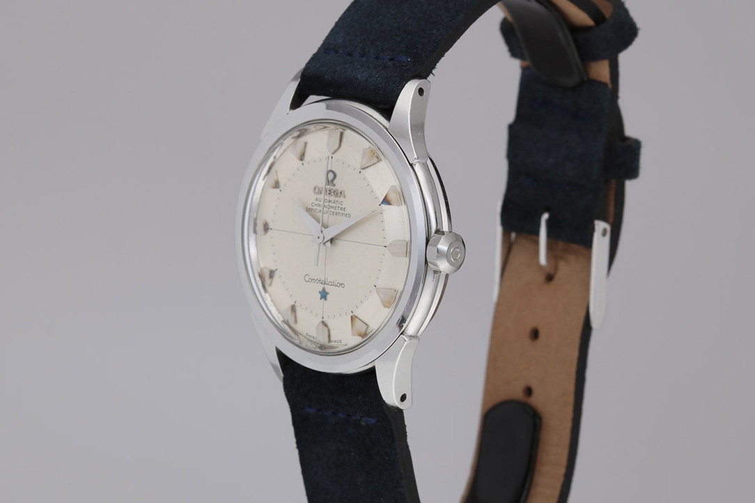 1958 Omega Constellation Stainless Steel Wrist Watch Ref. 2852 11 SC