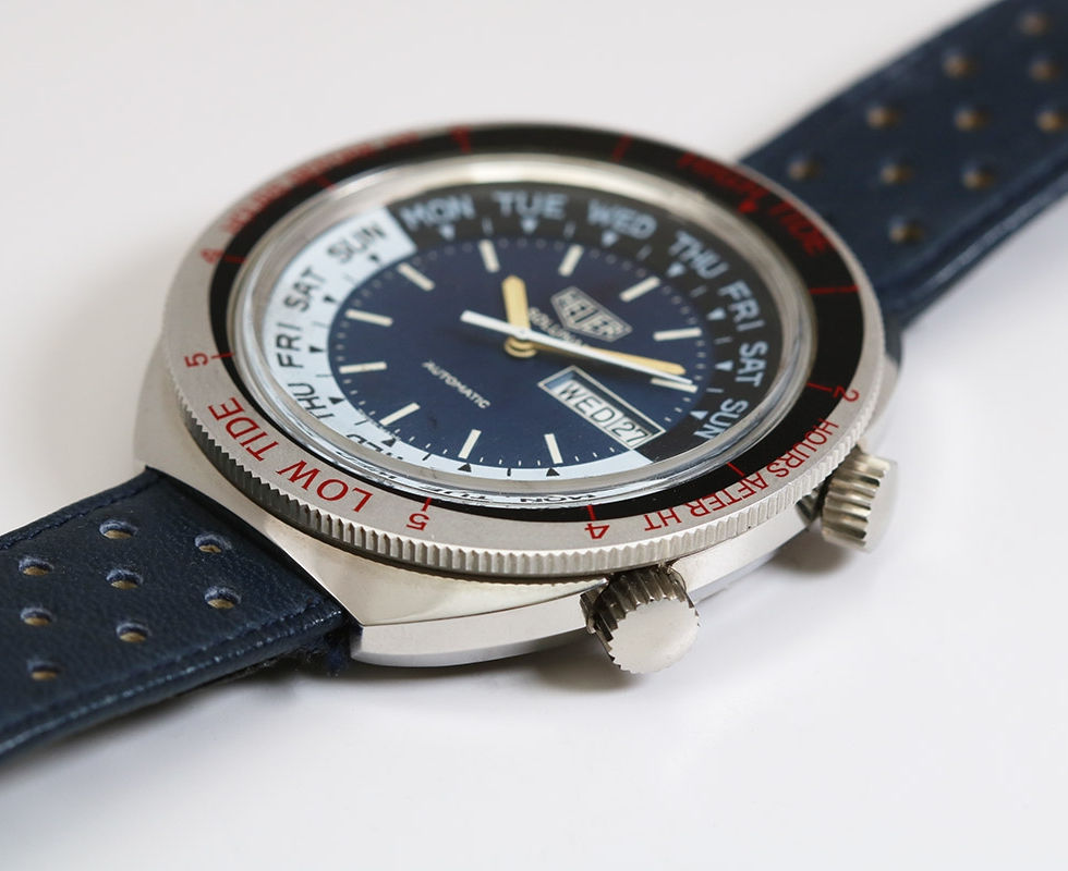1970's Heuer Solunar Ref. 279.603 NOS Vintage Wrist Watch