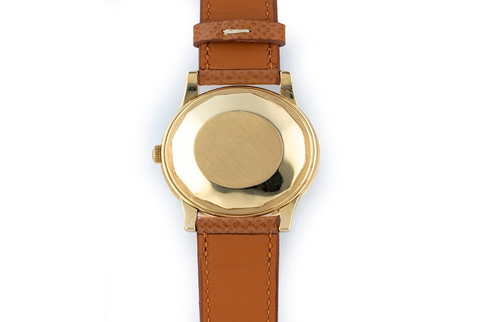 Back Of 1958 Vacheron & Constantin 18K Gold Automatic Wrist Watch Ref. 6038