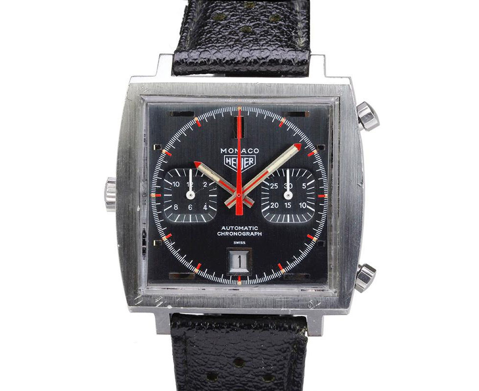 Heuer Monaco Model 1133 Chronograph Wrist Watch