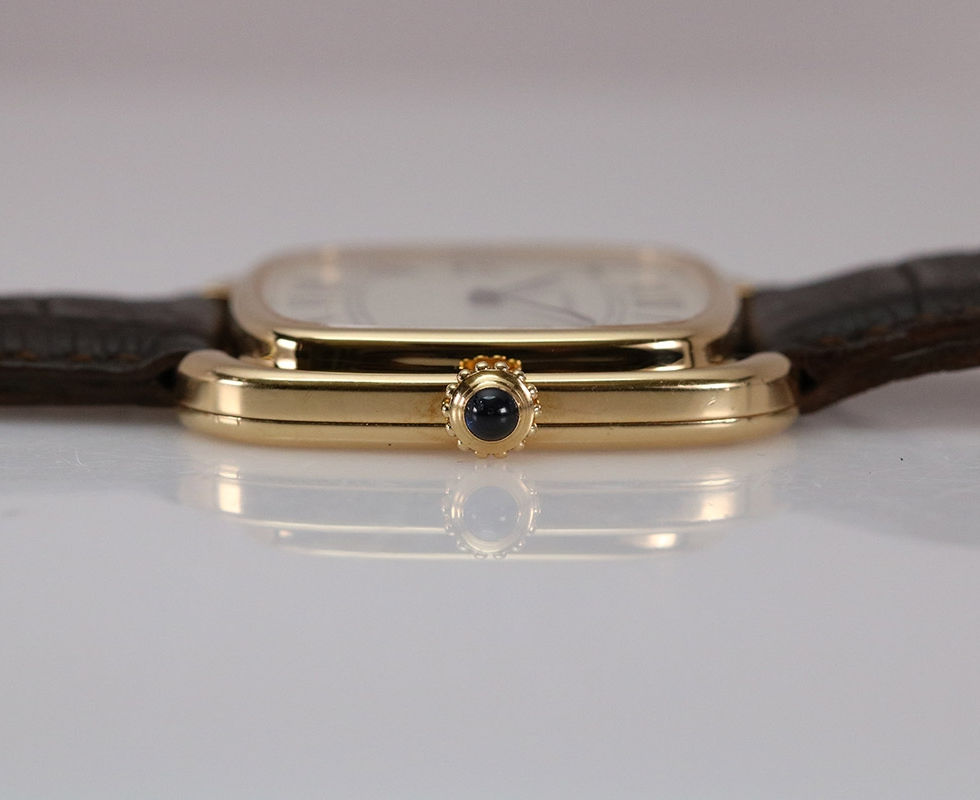 Cartier TV Screen in Yellow Gold Crown