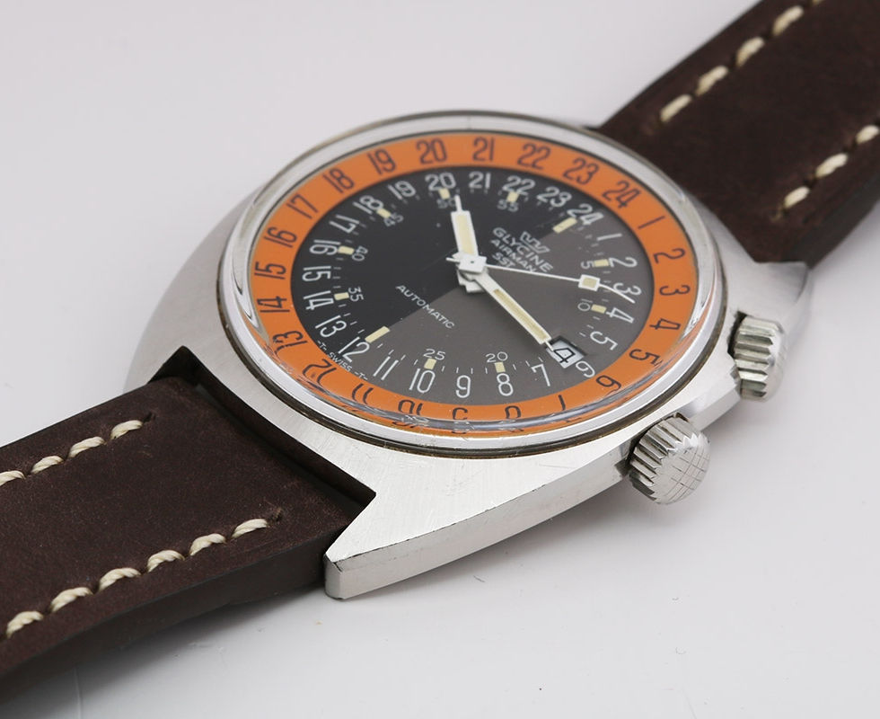 1970's Glycine Airman SST aka 'Pumpkin' Ref. 323.1219