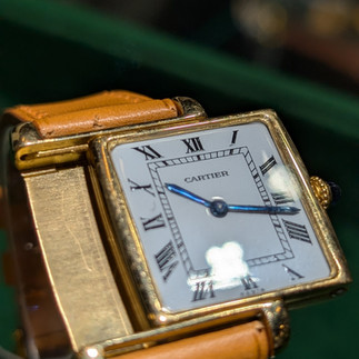 Cartier Reverso Vintage Gold Wrist Watch