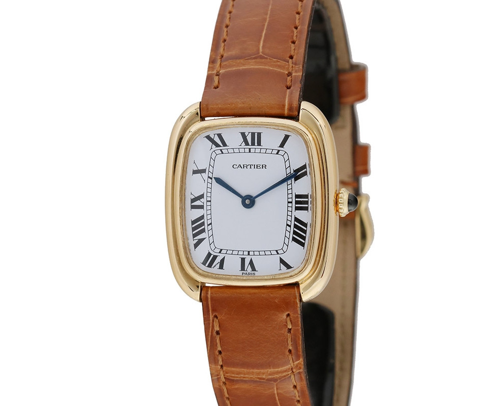 1970's Cartier Paris Mid-Size Gondolo Gold Ref. 17010