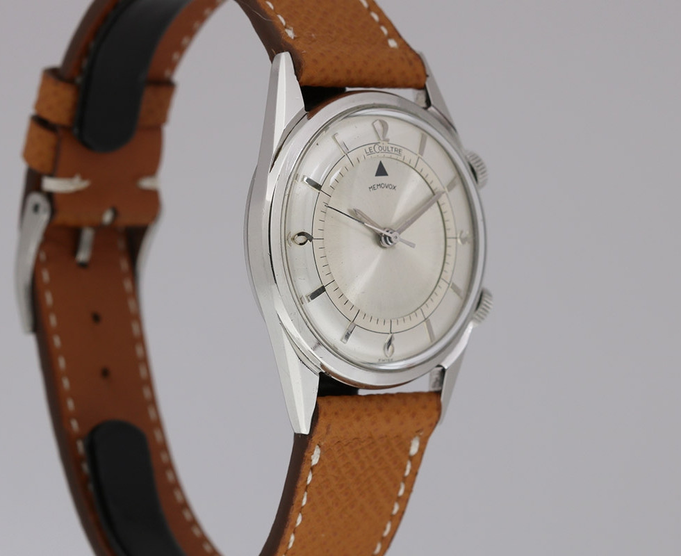 1960's LeCoultre Stainless Steel Memovox Alarm Watch Ref. 2404