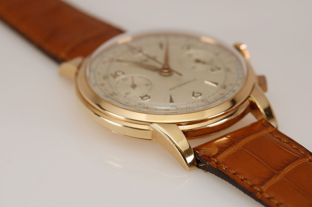 1940's Vetta Pink Gold Vintage Chronograph Ref. 1903 1