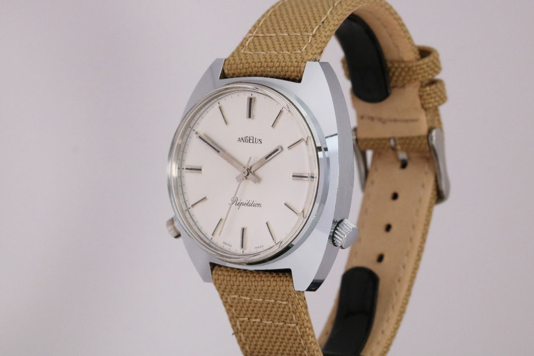 1976 Angelus "Répétition" 5-Minute-Repeater Vintage Wrist Watch