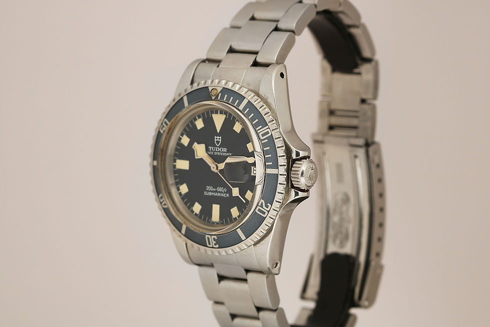 1980's Tudor Oyster Prince Submariner Snowflake Wrist Watch Ref.  94110