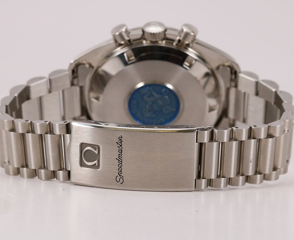 Bracelet & Case Back Of 1988 Omega Speedmaster Professional Moonphase Ref ST 345.0809 C.R.S