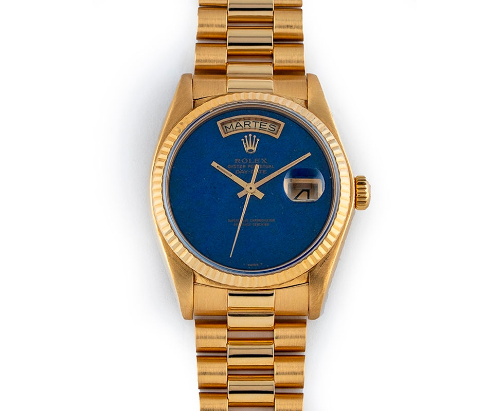 1979 Rolex Day-Date with Lapis Lazuli Dial Ref. 18038