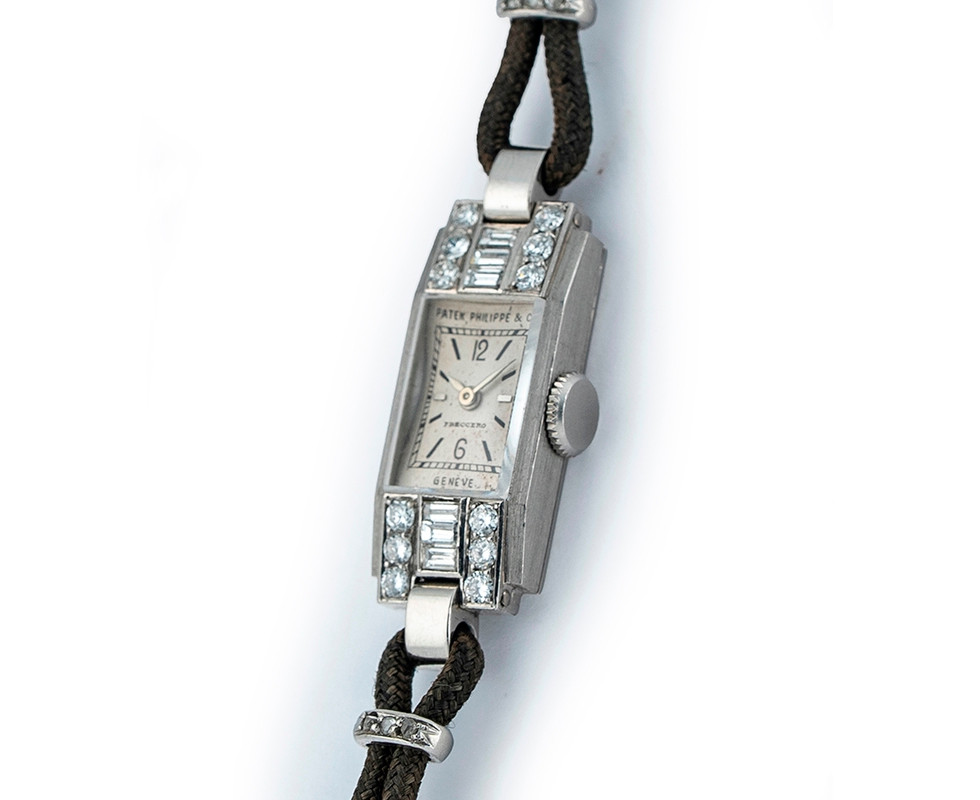 1937 Patek Philippe Art Deco Platinum & Diamond Ref. 260
