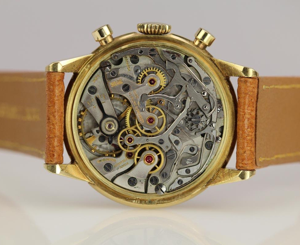 Movement Of 1950's 14K Gold Longines 30CH Chronograph Ref. 5965 5