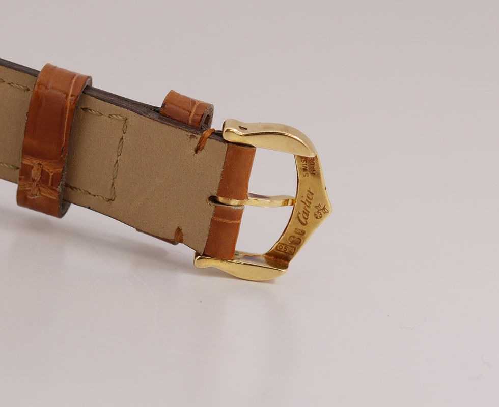 Buckle Of 1970's Cartier Paris Mid-Size Gondolo Gold Ref. 17010
