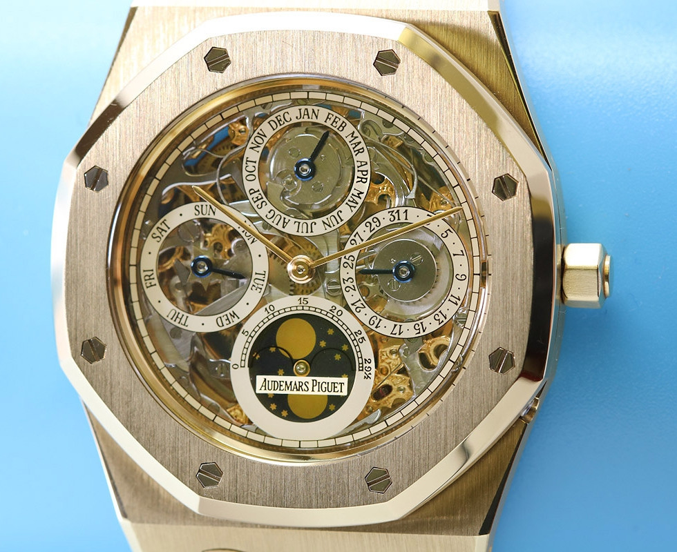 Audemars Piguet Royal Oak Perpetual Calendar Openworked Skeleton Dial