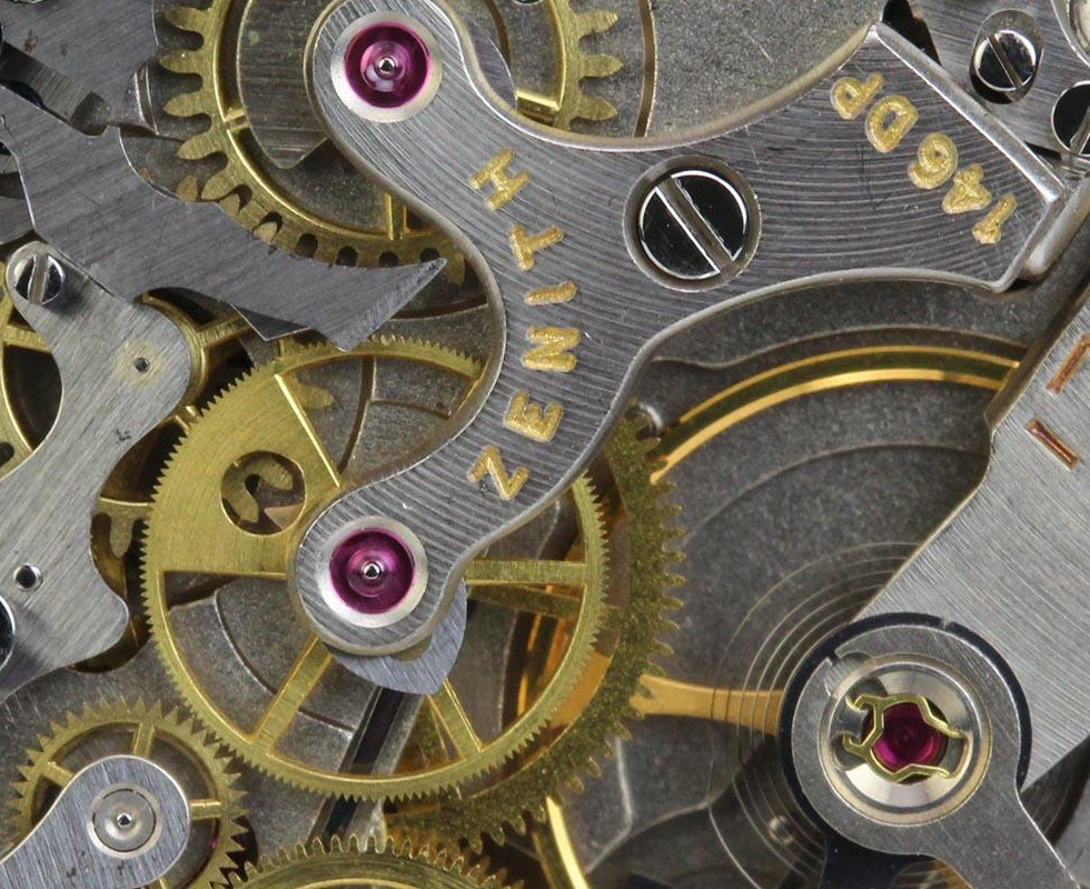 Movement In 1970's Zenith A. Cairelli Roma A.M.I. Military Chronograph CP-2