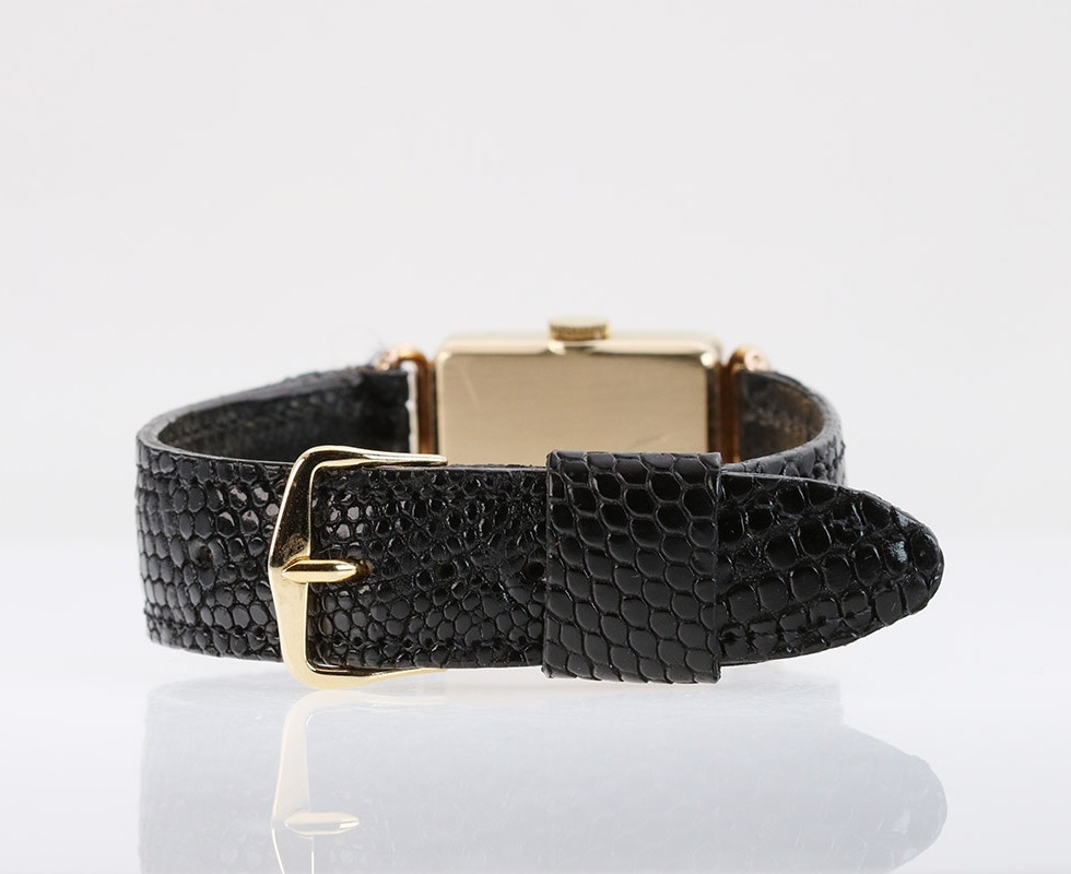 Back Of 1949 Rolex 14K Gold Chronometre Wrist Watch Ref. 4476