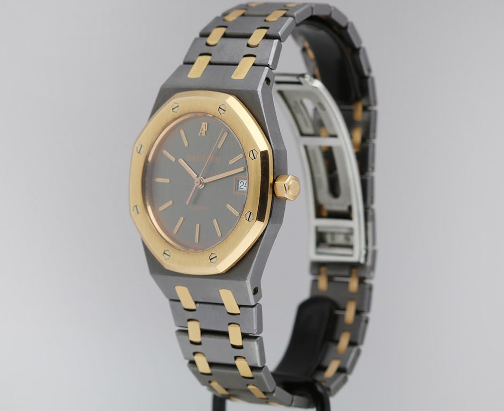 1990's Audemars Piguet Royal Oak Tantalum & Rose Gold Wrist Watch Ref. 14790TR