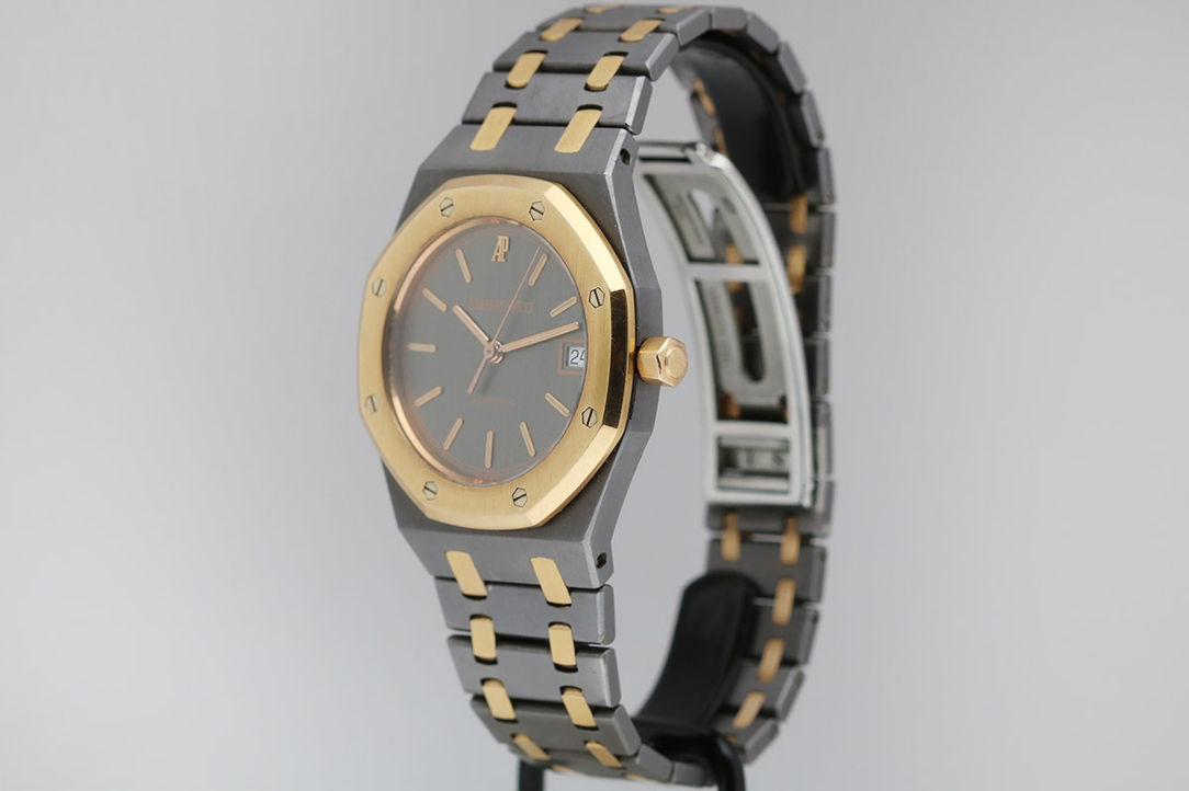 1990's Audemars Piguet Royal Oak Tantalum & Rose Gold Wrist Watch Ref. 14790TR