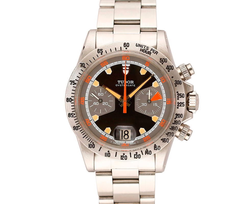 1971 Tudor Oysterdate 'Homeplate' Chronograph Wrist Watch Ref. 7032/0