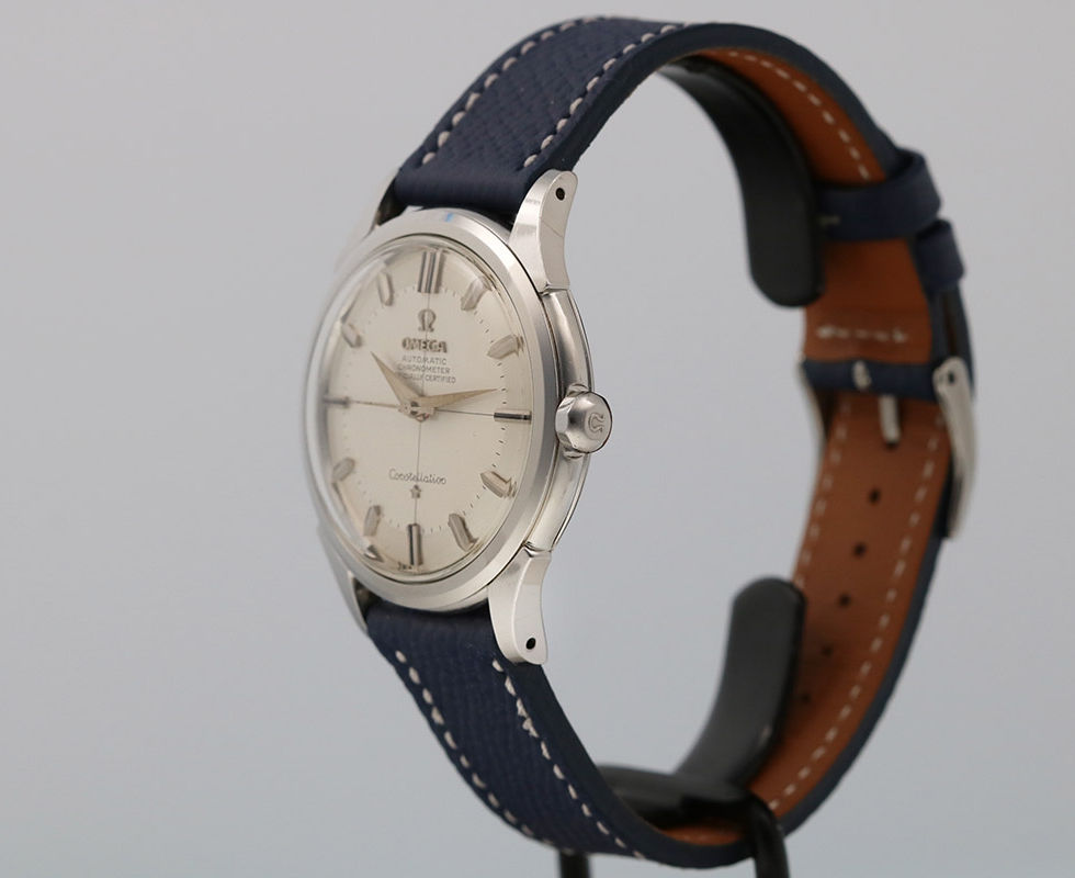 1958 Omega Stainless Steel Constellation Vintage Chronometer Wrist Watch  Ref. 2887-1 SC